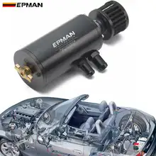 EPMAN-tanque de captura de aceite para coche, bote Universal de alta calidad con filtro de ventilación, redondo de aluminio, refrigerante, EPJYH021