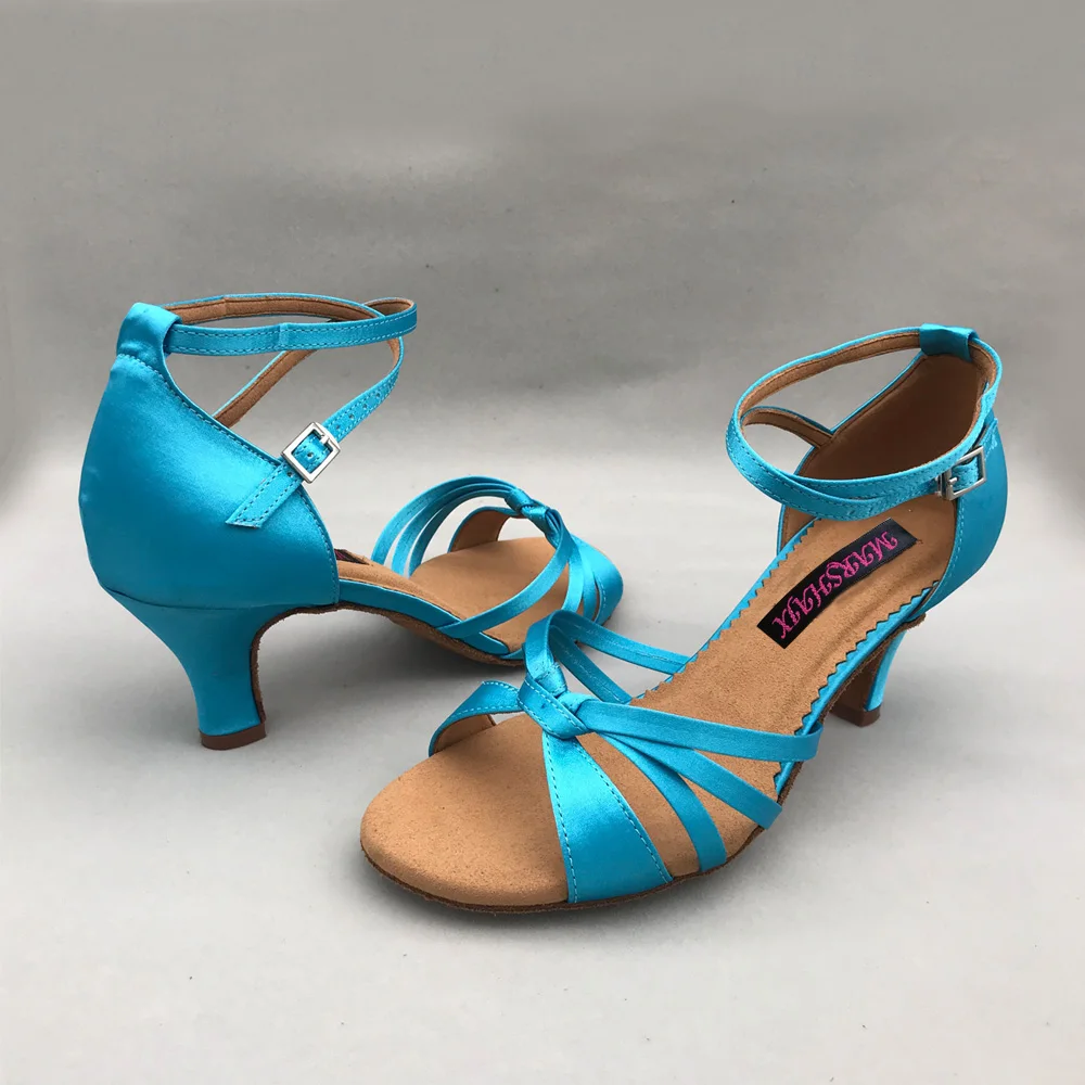 На низком каблуке Туфли для латинских танцев для женщин Латинской сальсы обувь Туфли pratice удобная обувь MS6279SB, на высоком каблуке, в наличии 10... от AliExpress RU&CIS NEW