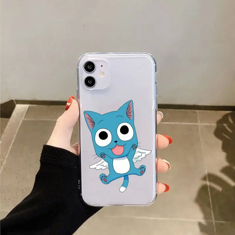 

FAIRY TAIL anime Phone Case Transparent for iPhone 11 12 mini pro XS MAX 8 7 6 6S Plus X 5S SE 2020 XR