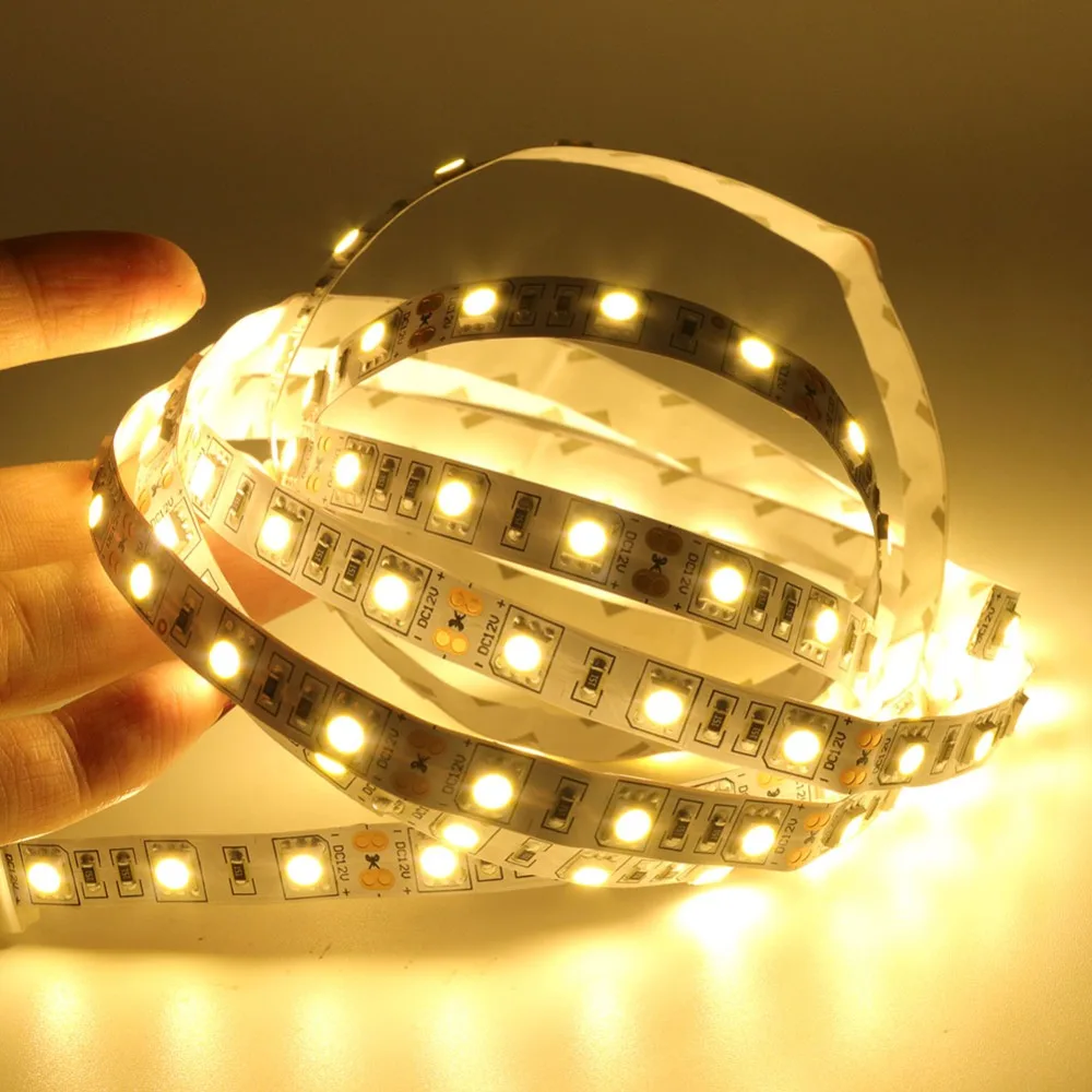 5 в Светодиодная лента светильник 2835 5050 60LED USB/батарейный блок питание ТВ