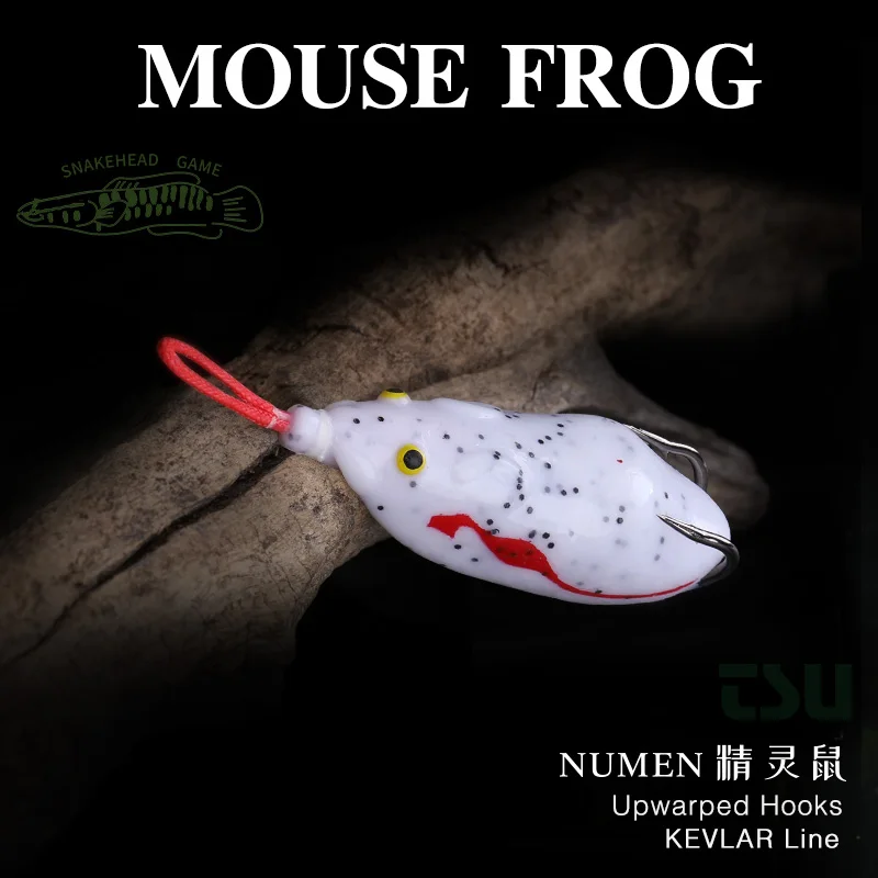 

TSURINOYA, новинка, приманка для ловли в виде мыши, лягушки, NUMEN Topwater, плавающая приманка, 63 мм, 14 г, Искусственные пластиковые воблеры, Мягкая прим...