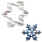 KENIAO Рождественская фреза-7,8x9 см зимняя бисквит Фондант форма для выпечки хлеба сэндвич-нержавеющая сталь