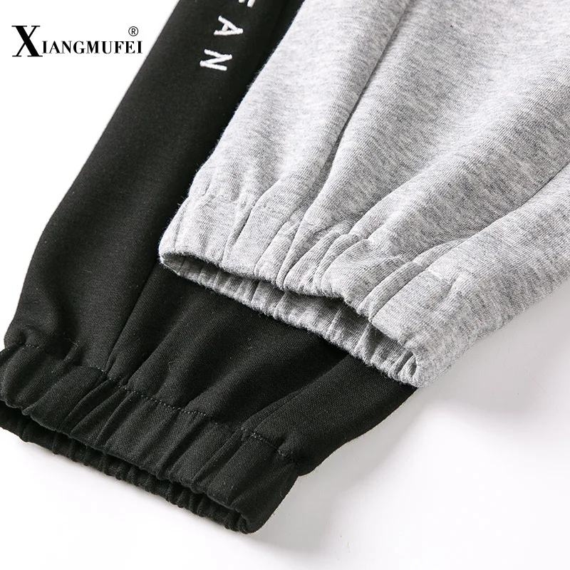 

Woman Fashion Solid Color Sports Pants Loose High Waist Harem Ankle-length Pants Elastic Band Casual Trousers With Pockets