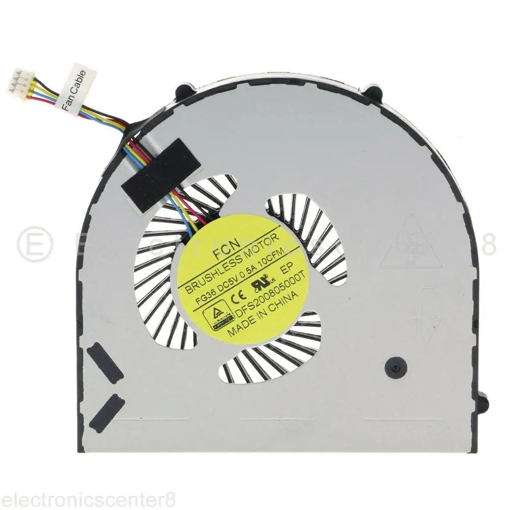 

Вентилятор охлаждения ЦП и ГП JIANGLUN для Dell Alienware 15 17 R2 R3 P42F 2015 9634N Y5VGY