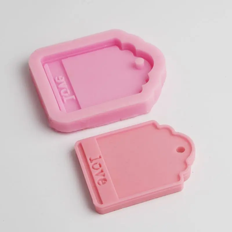 

1pc LOVE tag silicone cake mold fondant mold cake decorating tools chocolate gmpaste mould cake molds FTM1268