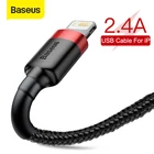 Кабель Baseus USB для iPhone SE, 11 Pro Max, Xs, X, с поддержкой быстрой зарядки, 2,4 А, для iPhone 7, 8 Plus