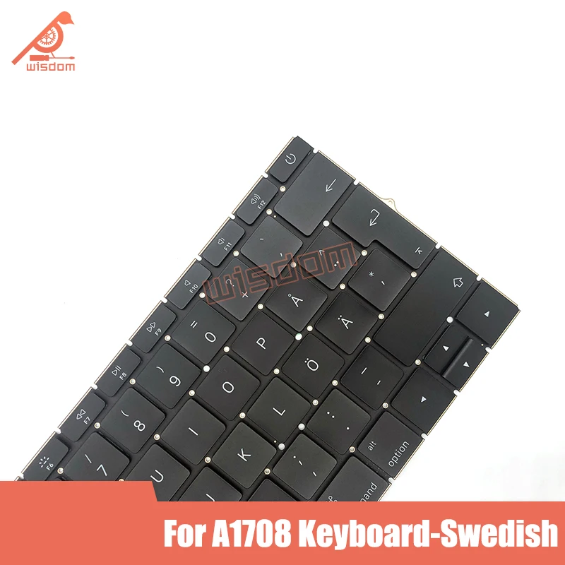 Полностью новая шведская клавиатура A1708 для Macbook 13 Pro Retina конец 2016 середина 2017 |
