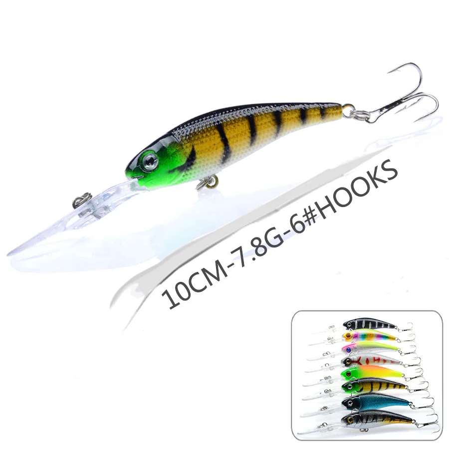 

1pc Jerkbait Minnow Crankbaits Fishing Lure Trolling Hard Bait Artificial Wobblers For Pike Swimbait Carp Fishing Tackle Baubles