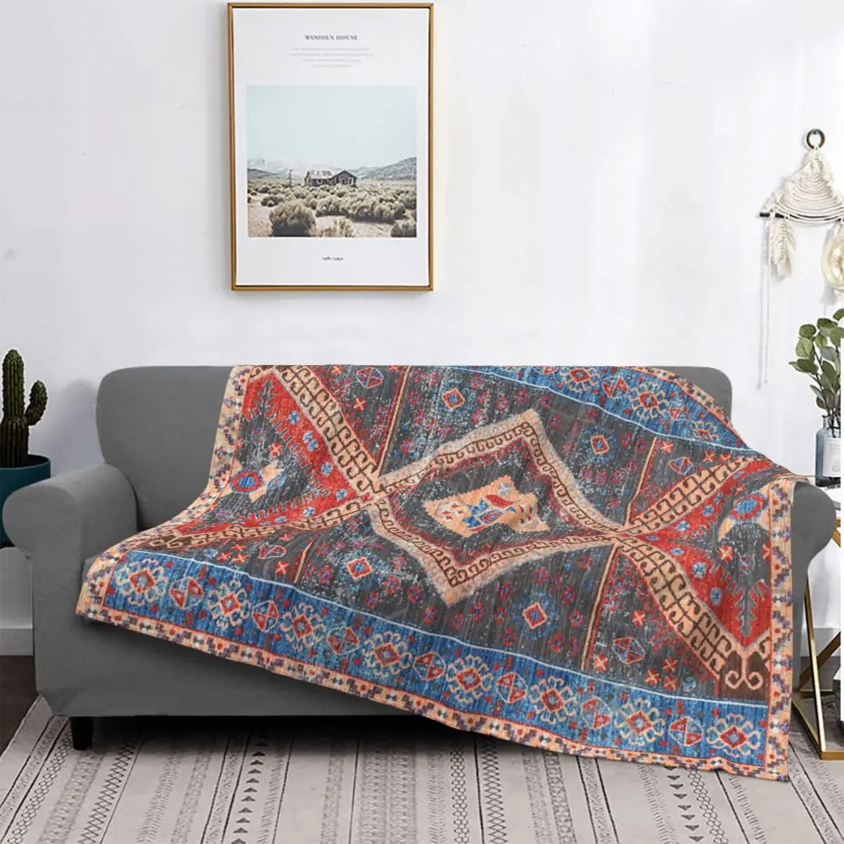 

Manta de arte marroqui East de granja, colcha de cama a cuadros, fundas de cama, Sudadera con капуcha, colcha, 220x240