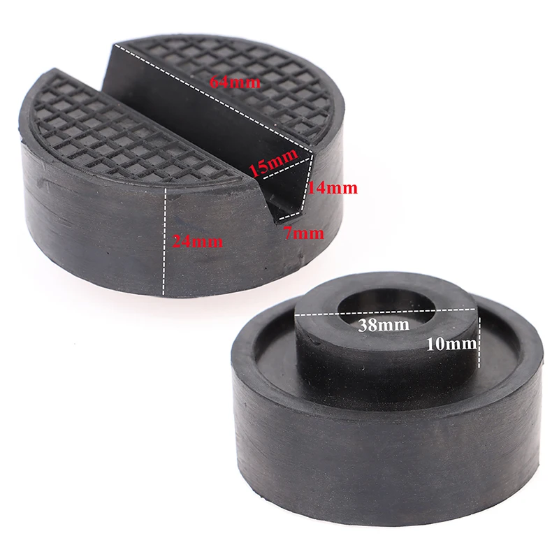 Универсальная подставка для автомобильного домкрата резиновые прокладки черная