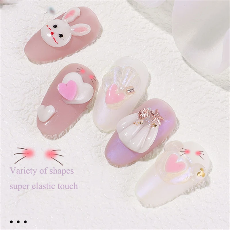 1 бутылка 3D стерео глина Мягкий гель-гель для ногтей художественный клей