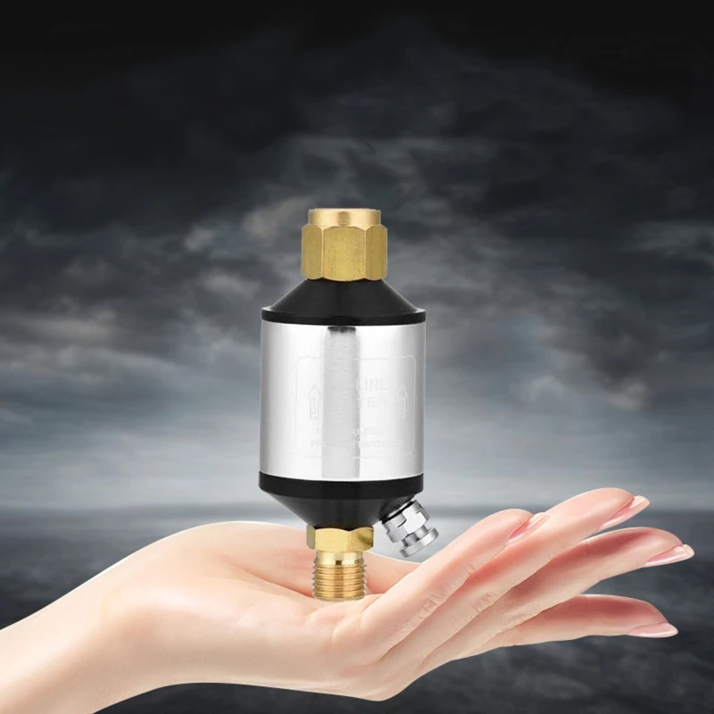 

Oil Water Separator G1/4 Inlet Outlet Air Compressor Filter for Paint Sprayer Air Tools