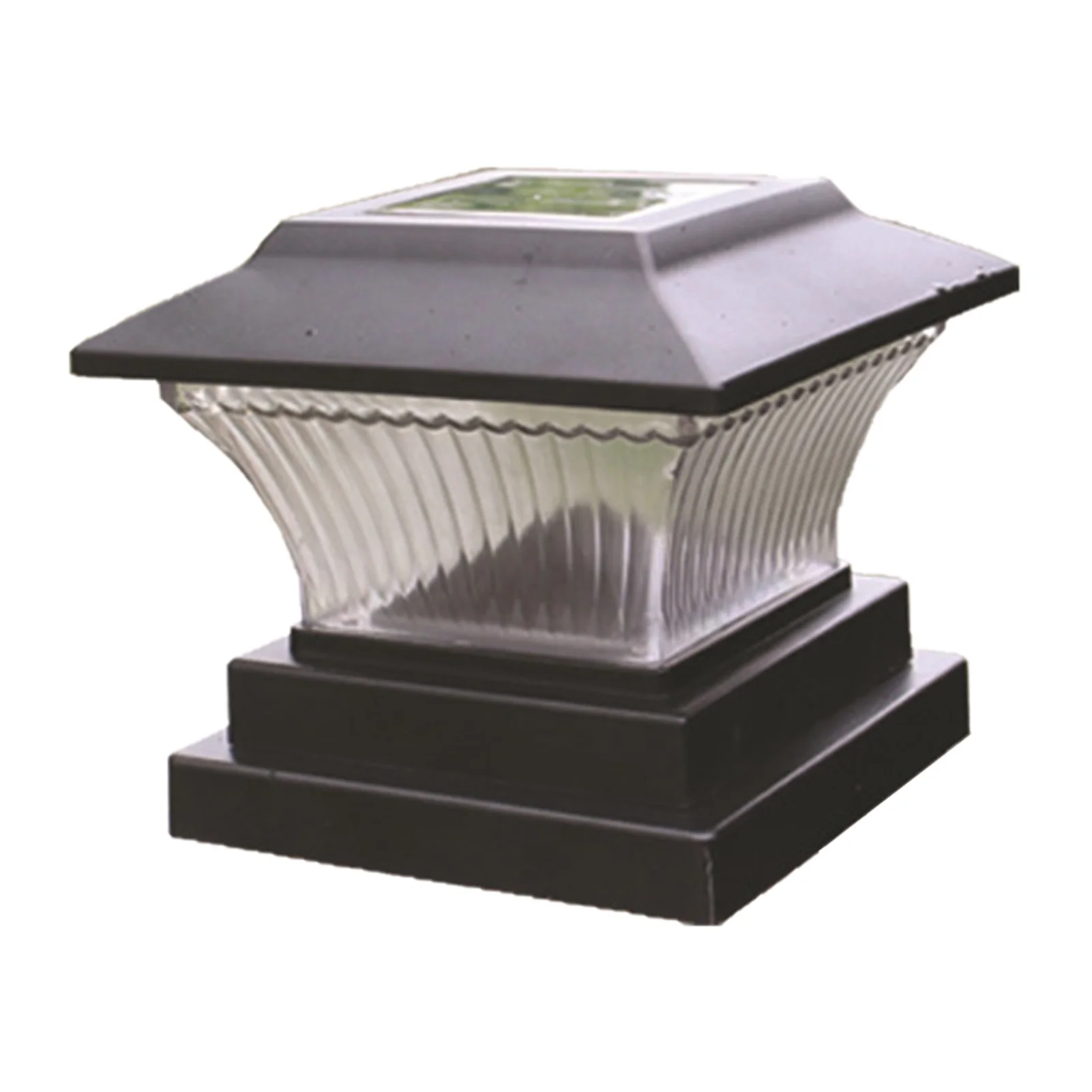 

LED Deck Post Light Landscape Patio Easy Install Fence Lamp Pathway Solar Powered Walkway Outdoor Garden Waterproof With Screws