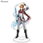 Genshin Impact мондштатская тема джинсовая Лиза 15 см акриловое украшение для стола стоячий Логотип Орнамент брелок