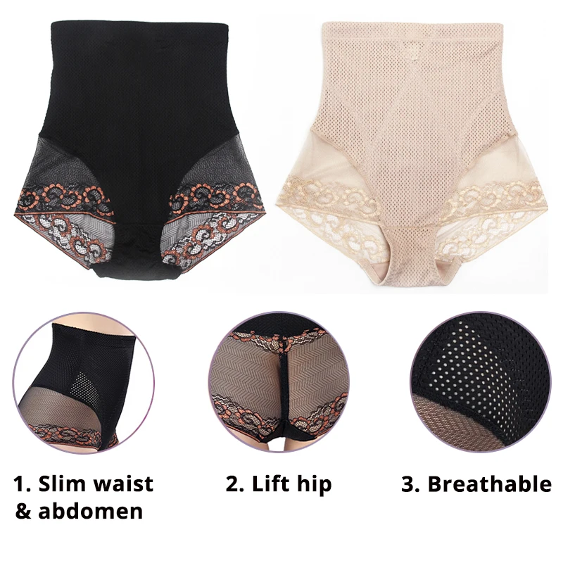 Женские Корректирующие трусики CXZD с высокой талией для тренировки живота |