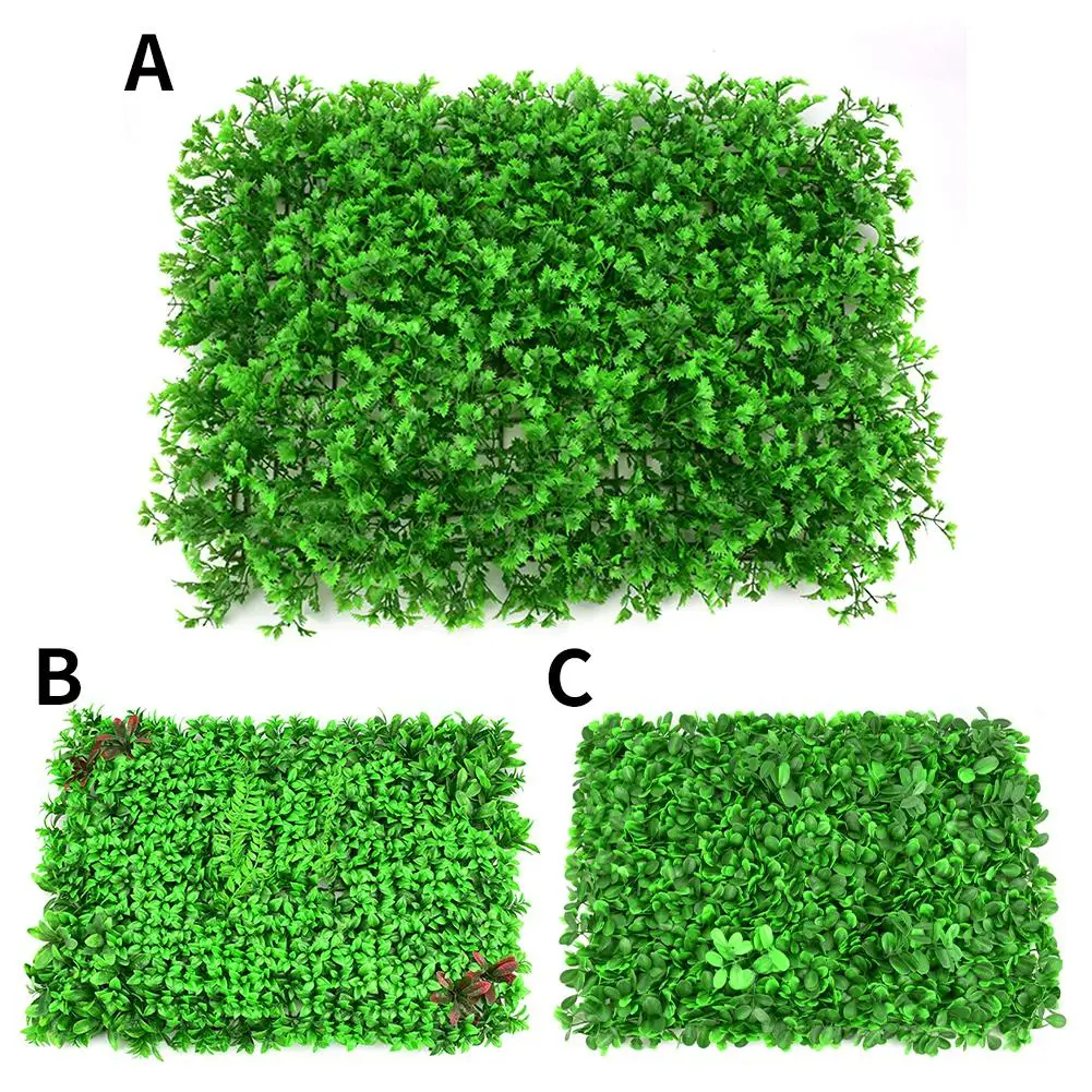 Искусственные растения пластиковые поддельные газон Зеленые украшения для