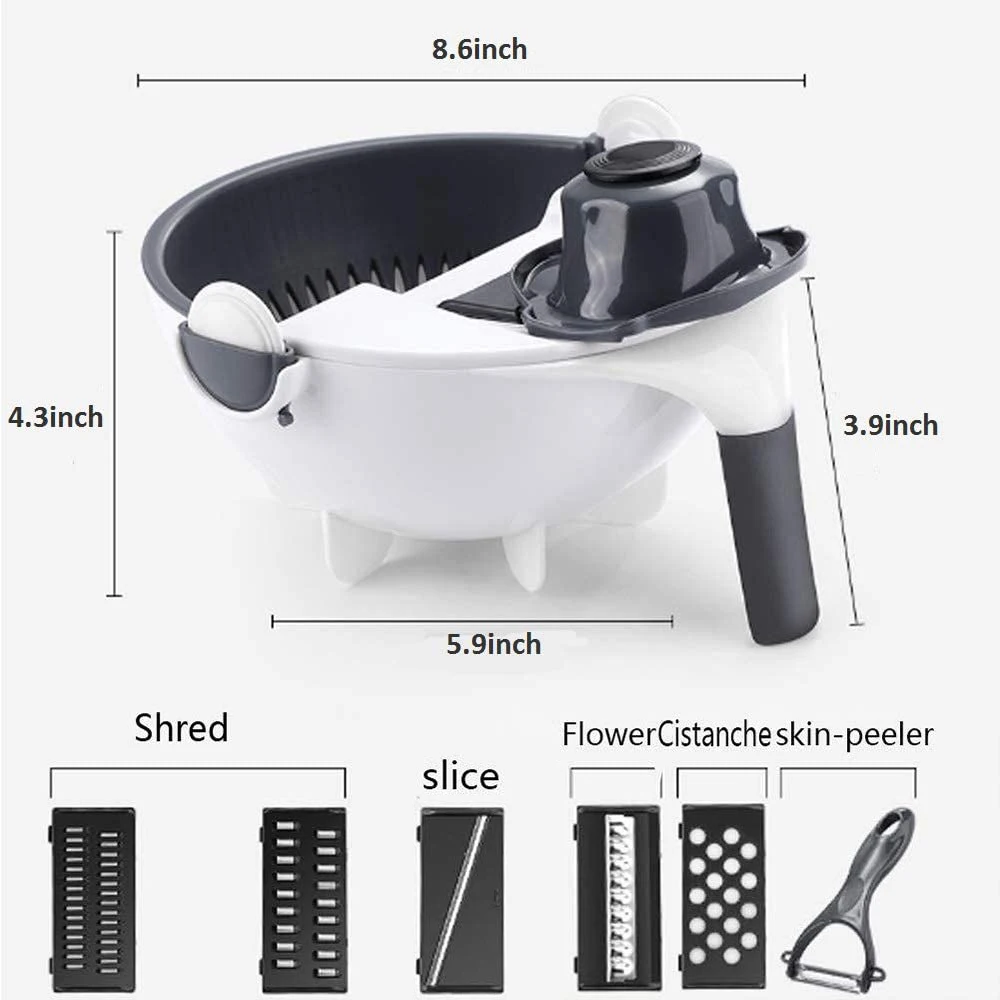 Многофункциональный Нож для овощей слайсер картофеля моркови сыра с дренажной