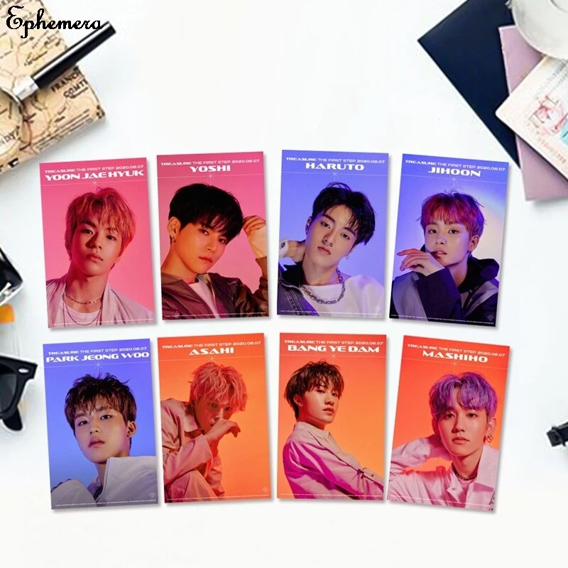 

18 PCS/SET KPOP TREASURE EP.FIN ALL TO ACTION LOMO Card Photocard SAN HONG JOONG MINGI WOO YOUNG SEONG HWA YUNHO YONG HO
