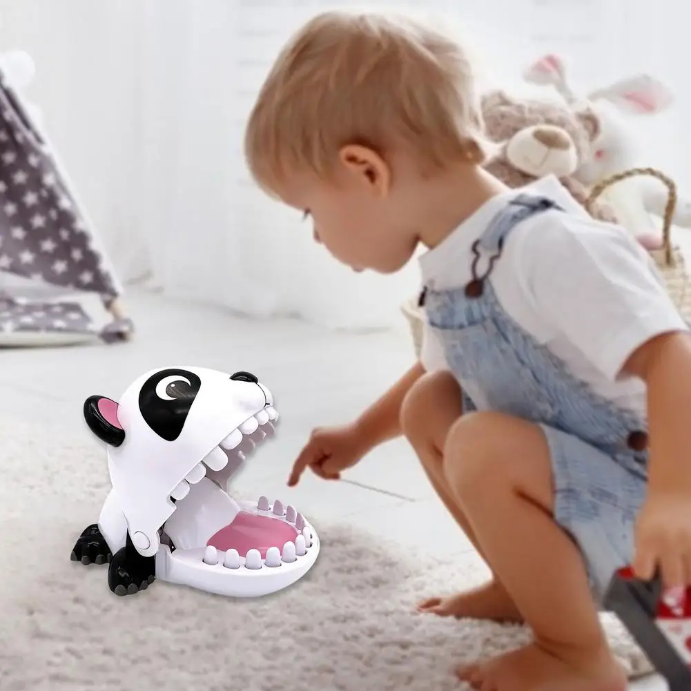 Hot Creative Practical Electric Panda Teeth Toy Animal Biting Finger Dentist Game For Kids Family Party Play Fun Gift | Игрушки и хобби