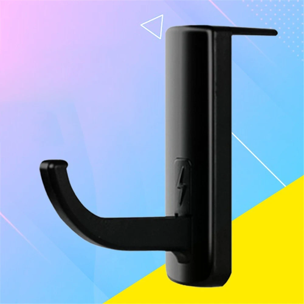 

1pc Earphone Holder Shelf Bracket Hanger Display Headset Stand Hook Rack Monitor Headphone Accessories Stationary Organizer