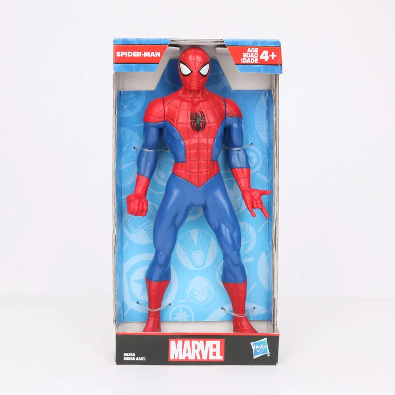 Классические 32,5 см игрушки Marvel Мстители 4 Человек-паук Черная пантера Железный человек Капитан Америка ПВХ Фигурки коллекционные куклы