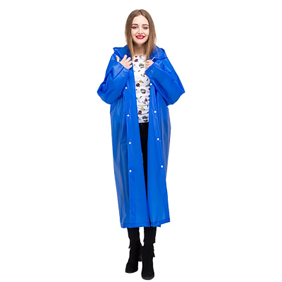 

Women Jacket Windbreaker Raincoat Summer Long Adult Rain Coat Fishing Poncho Hat Chuva Waterproof Portable Abrigo Mujer 60YY075