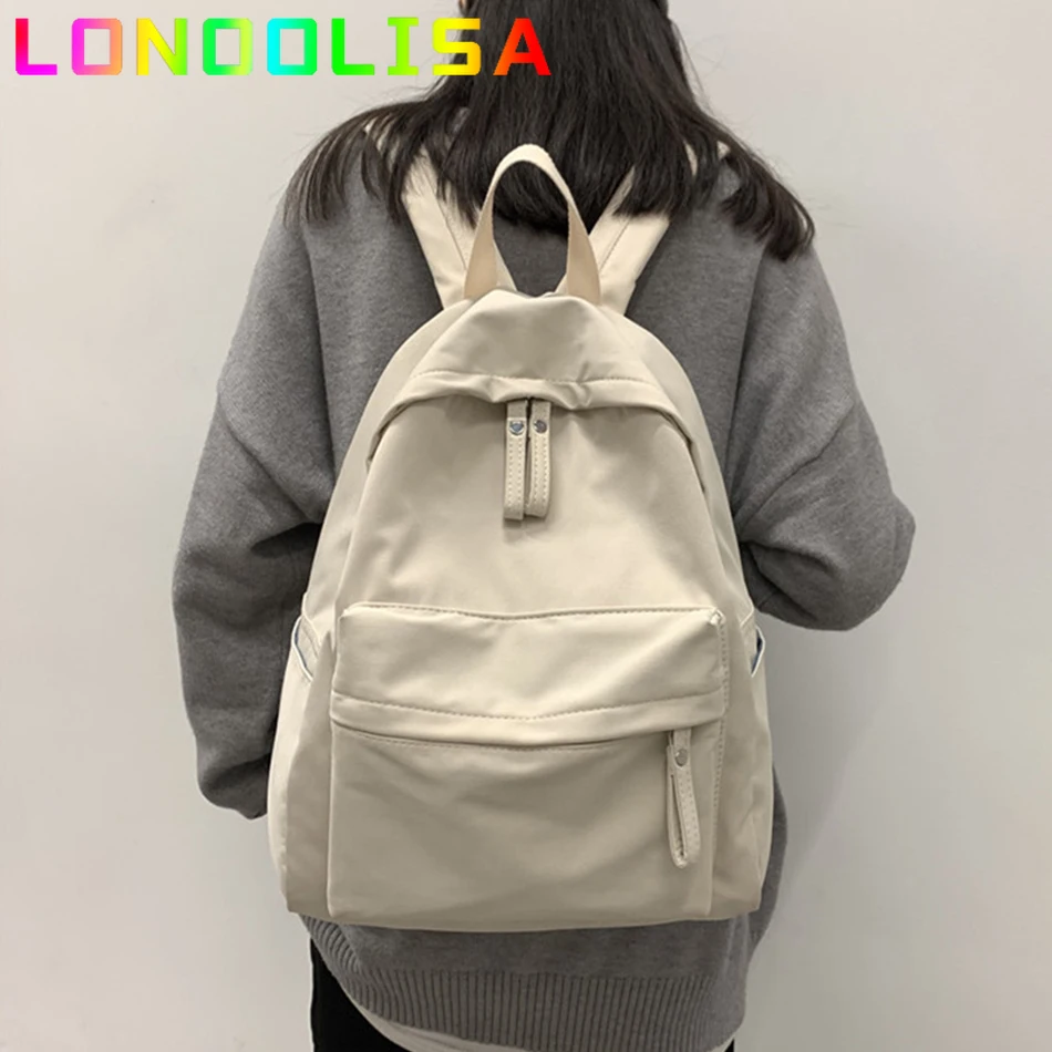 Модный рюкзак для девочек-подростков Простой Школьный ранец Вместительная