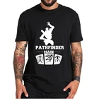 Футболка Pathfinder Main Apex Legends, футболка с надписью Battle Royale Game Fans Essential, Повседневная Мягкая Мужская футболка из 100% хлопка