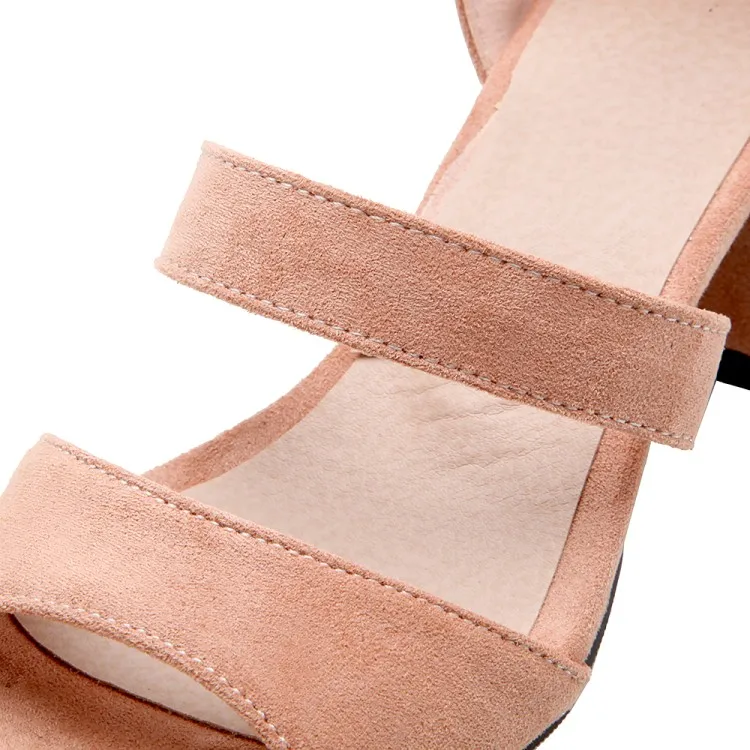 Босоножки на высоком каблуке Женская обувь летняя Большие размеры 12 13|Боссоножки