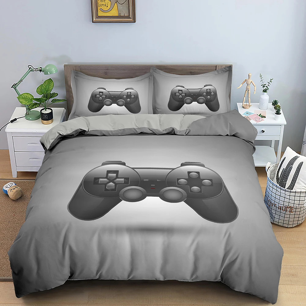 

3D Bedding Set Video Game Cartoon Bed Sets Gamer Comforter Gaming Themed Bedroom Decor For Boys Game Custom Home Textile