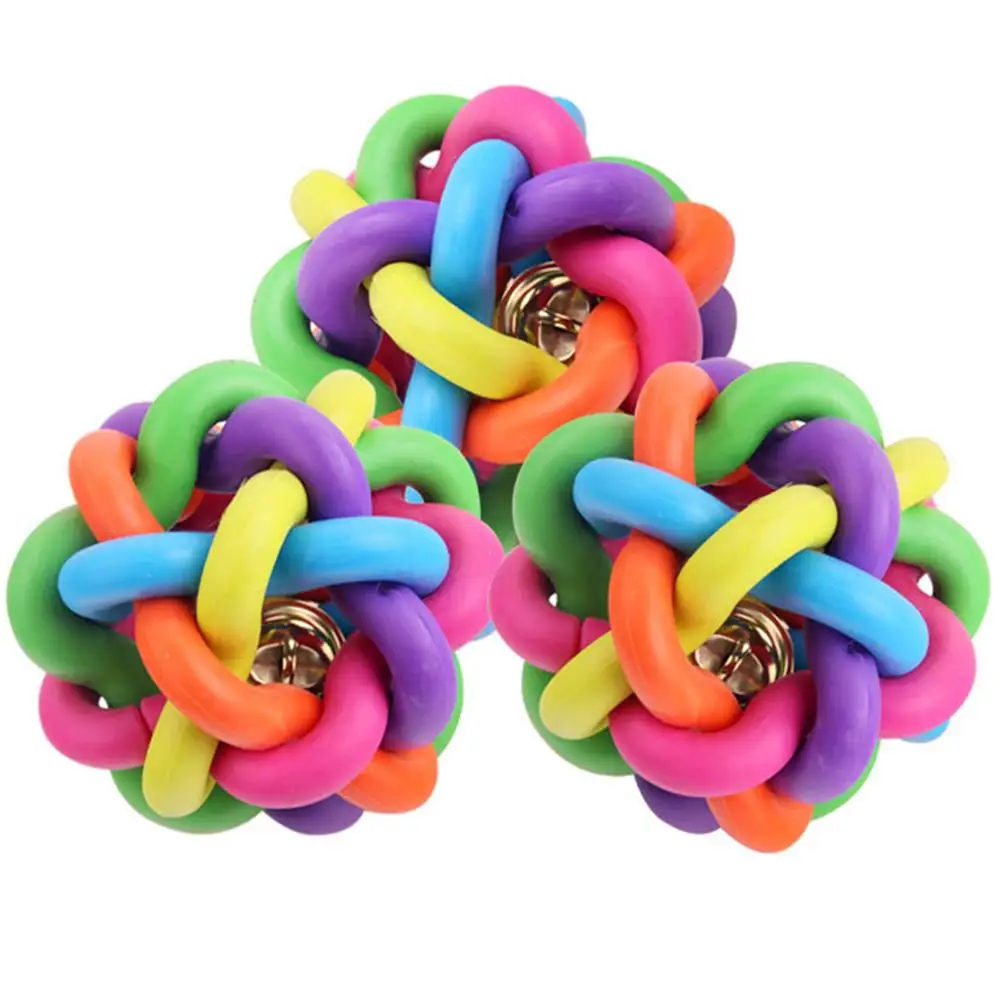 Красочный Радужный питомец колокольчик ежедневная долговечность собака