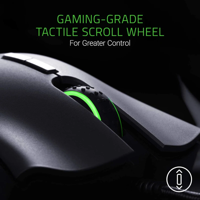 Razer DeathAdder Elite Gaming Mouse 16,000 DPI Optical Sensor - 7 Programmable Buttons - Mechanical Switches - Rubber Side Grips