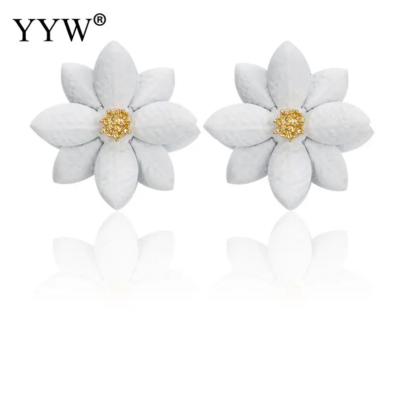 Женские винтажные серьги-гвоздики с цветочным узором | Украшения и аксессуары