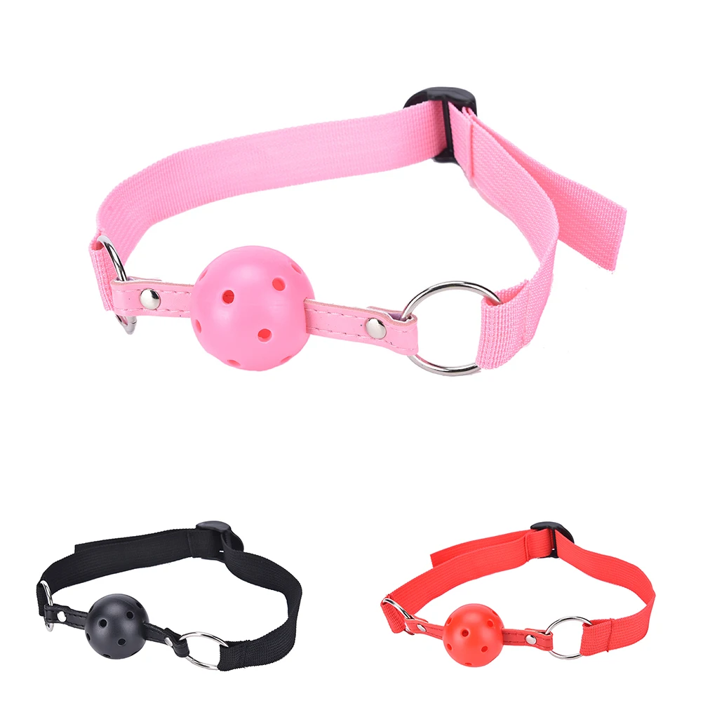 Полые красные шарики рот кляп пробка Рот Секс Романтика любящая радость взрослые