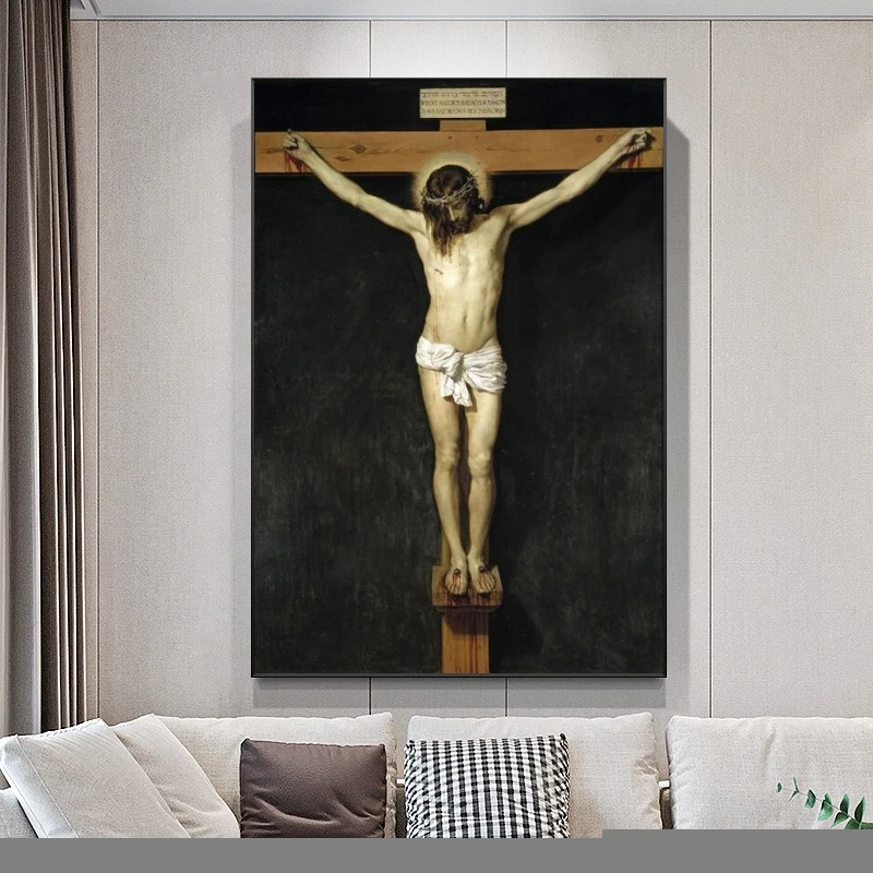 

Christ Crucified Famous Canvas Paintings Reproductions On The Wall Christian Wall Art Canvas Prints Jesus Wall Pictures Cuadros