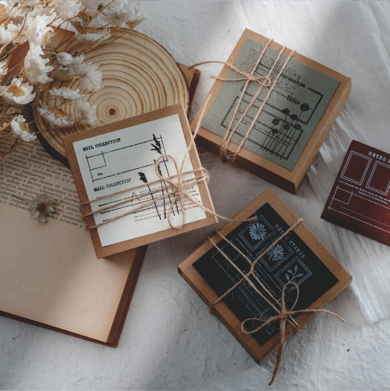 Винтажные многофункциональные базовые Декорации для записей деревянные и