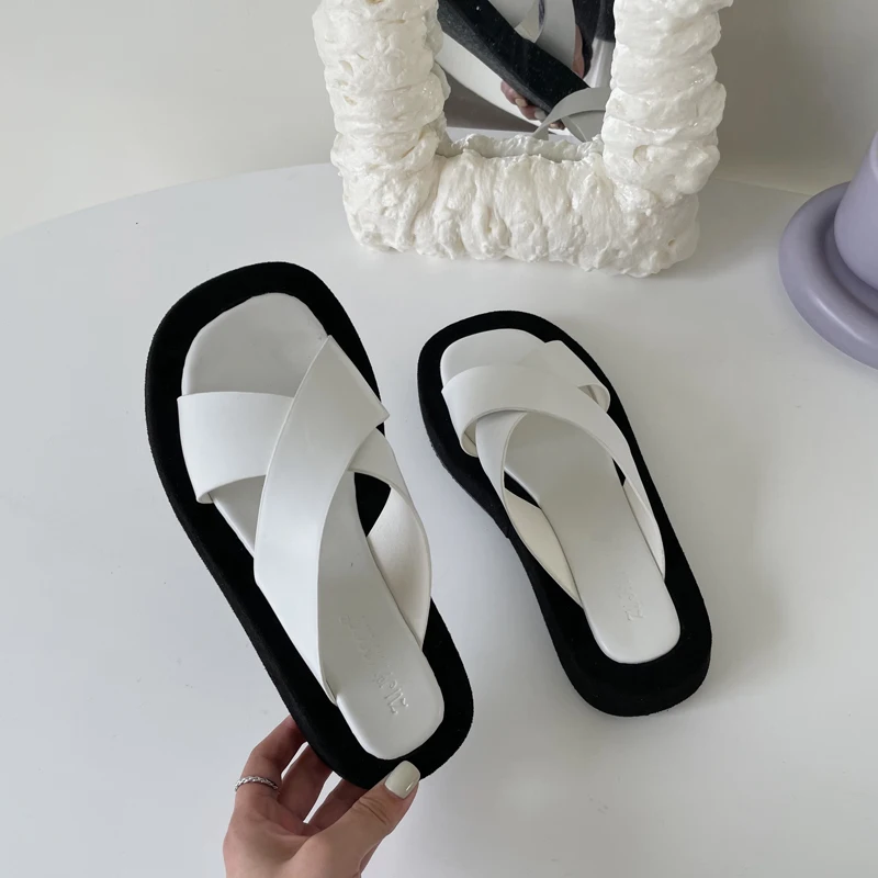 

2021 Brand Design Mixed Colors Platform Sandals Women Open Toe Elegant Summer Sandals Women Outdoor Slippers Slides Shoes Women