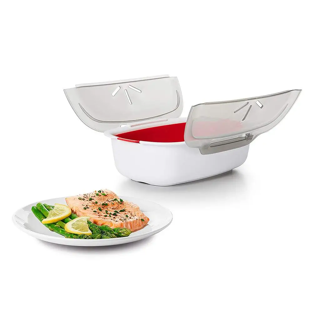 Пароварка для микроволновой печи корзина безопасная Нетоксичная рыба