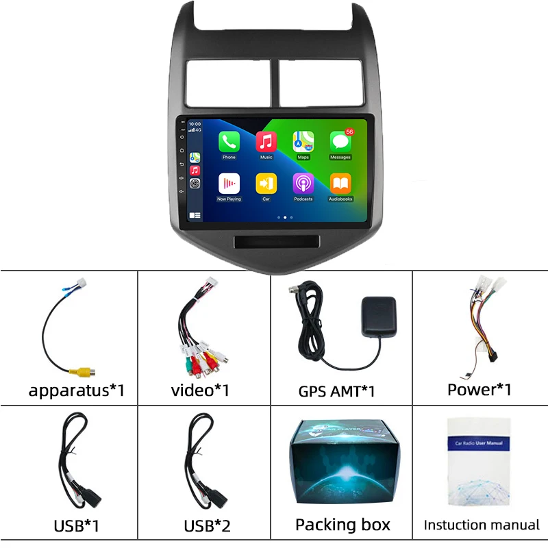 

PEERCE For Chevrolet Aveo 2 2011 2012 2013 2014 2015 Car Radio Multimedia Video Player Navigation stereo No 2din 2 din DVD