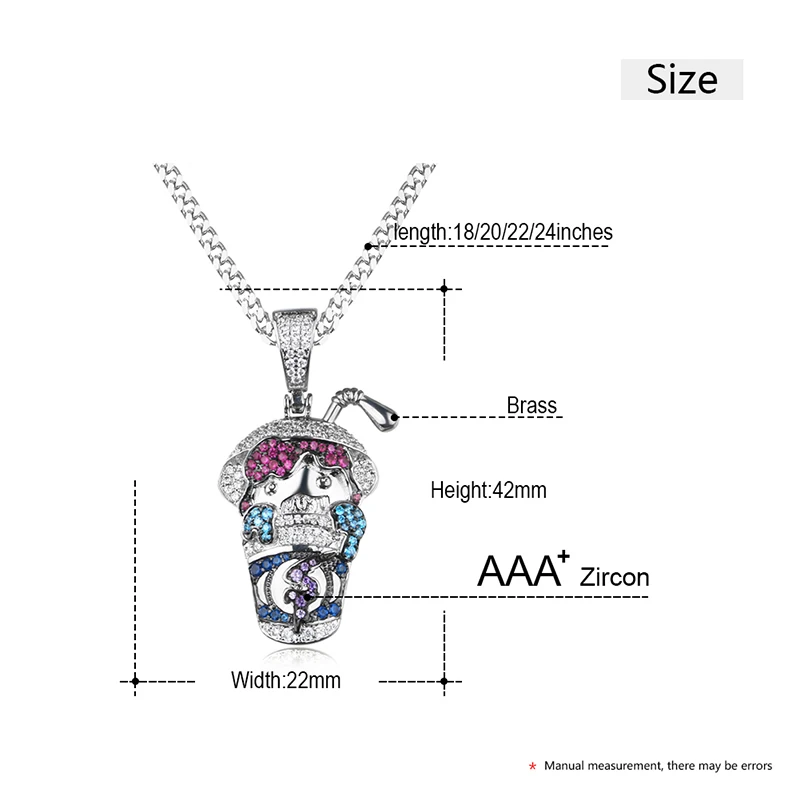 Хип хоп украшения особого дизайна с цветным камнем головка для мужчин женщин