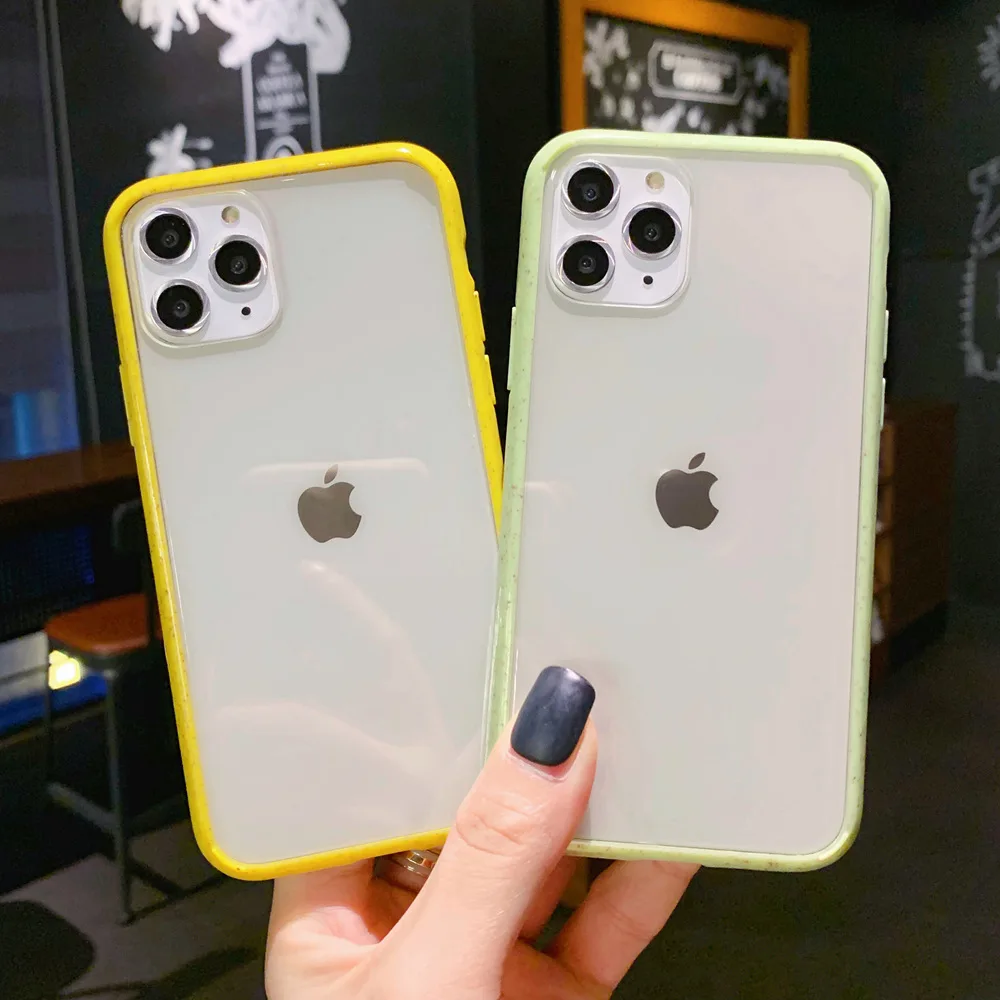 ТПУ бампер акриловый Жесткий Чехол для iPhone X Xs Max XR противоударный Броня глянцевый