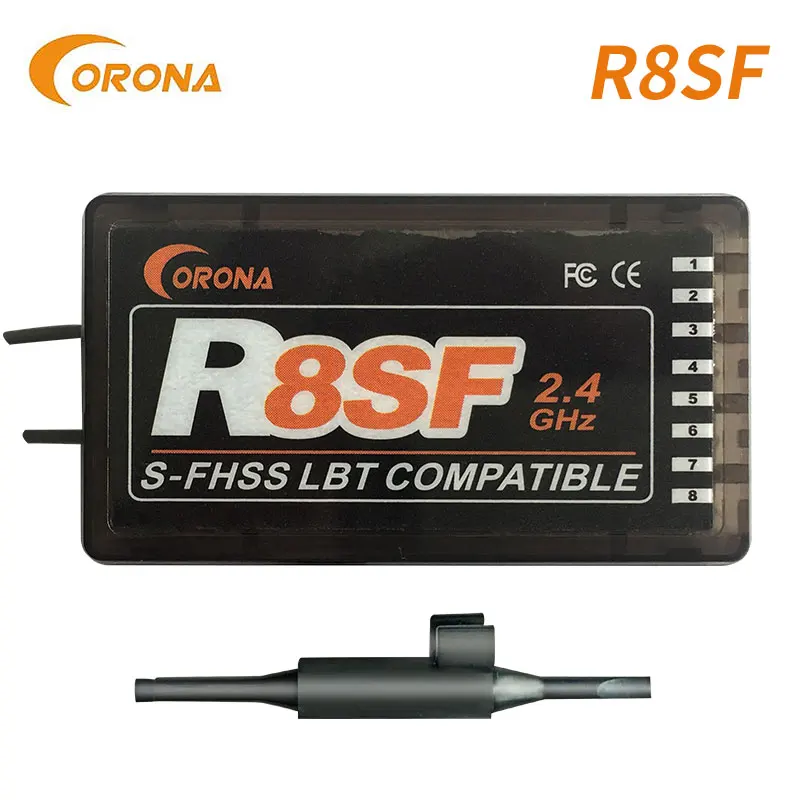 Ресивер Corona 2 4G R4SF R6SF R8SF S FHSS/FHSS совместимый с FUTABA FHSS T6J T8J T14SG 16SZ|Детали и аксессуары|