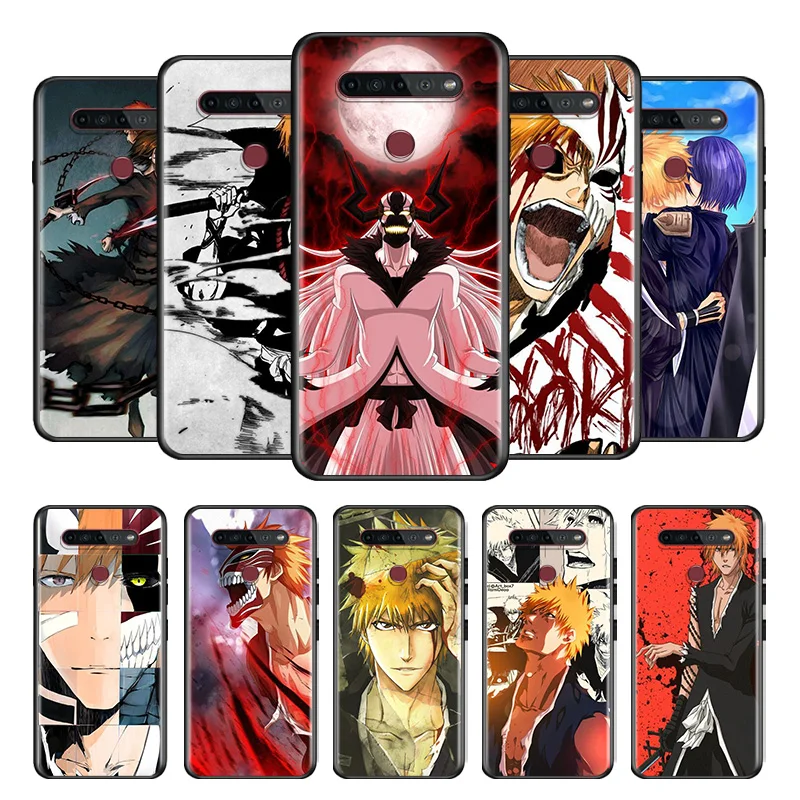 

Anime Bleach ichigo For LG G8 V30 V35 V40 V50 V60 Q60 K40S K50S K41S K51S K61 K71 K22 ThinQ 5G Phone Case