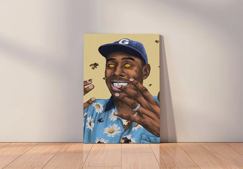 Tyler The Creator rapper хип-хоп поп современный дом Дети Гостиная Спальня Декор печать плакат Картина Настенная живопись холст