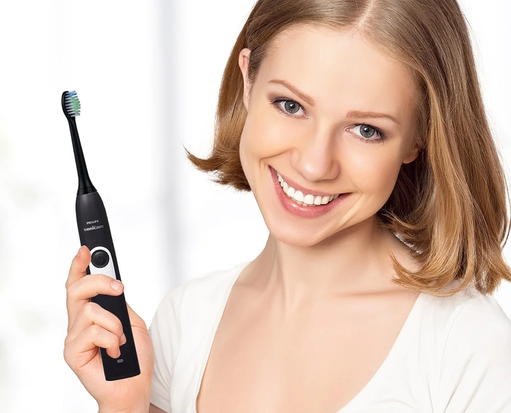 4 шт. черная электрическая звуковая сменная зубная щетка для Philips Sonicare Diamondclean головки зубных щеток с мягкой щетиной HX6064