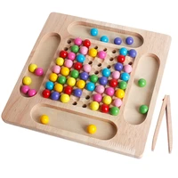 baby montessori wooden beads game early educational toys puzzle toddler toy learn children clip ball puzzle preschool kids toys