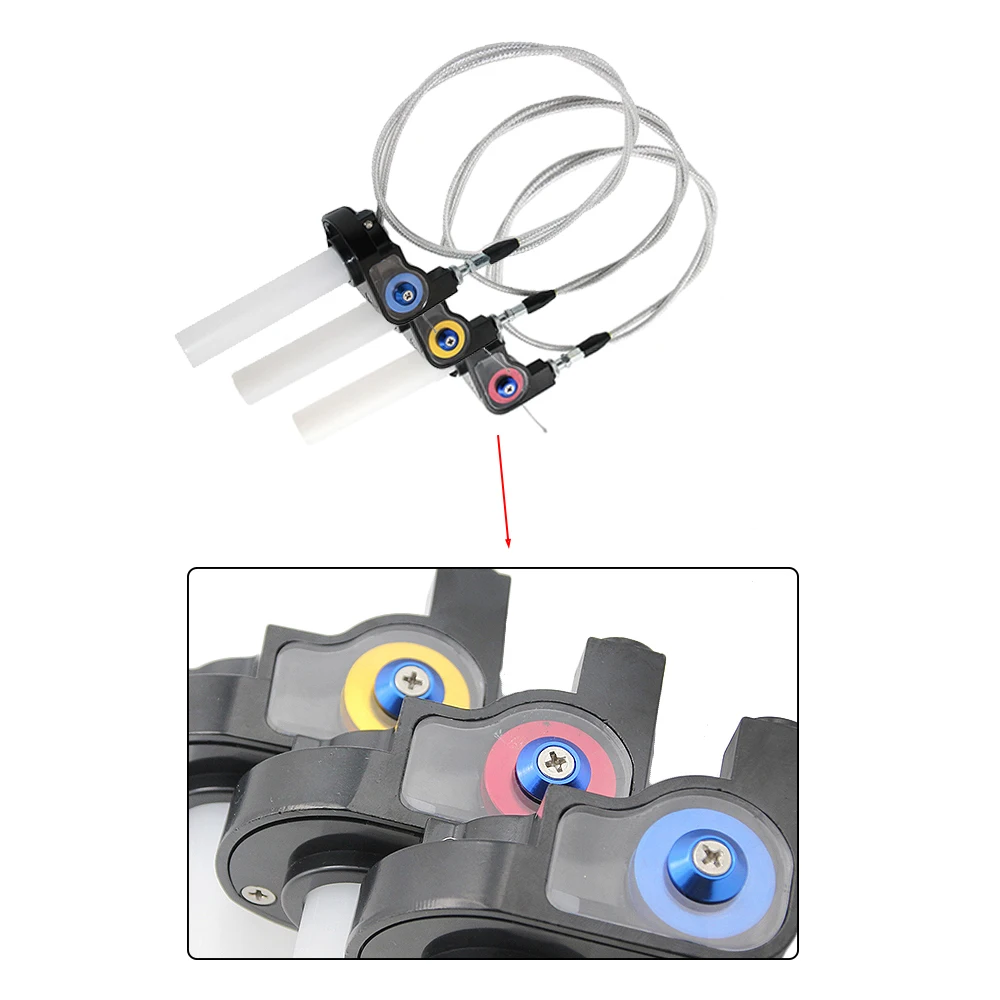 Alconstar 1 комплект мотоциклетная визуальная рукоятка дроссельной заслонки газовая