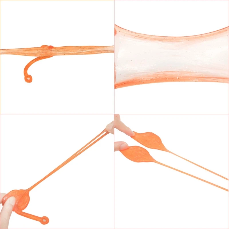 

10 Pcs Stretchy Pumpkin Sticky Hands Palm Sensory Bendable Toy Kids Birthday Bag Pinata Filler Halloween Party Favors