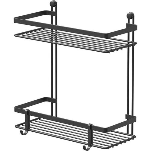 

Iron Bathroom Shelf Shower Wall Mount Shampoo Storage Holder With Suction Cup No Drilling Kitchen Storage Bathroom Accessories