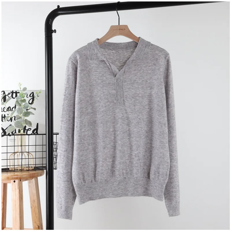 

Liva girl Women Clothes casual spring autumn O Neck Long Sleeve women sweater winter clothes Solid Colors